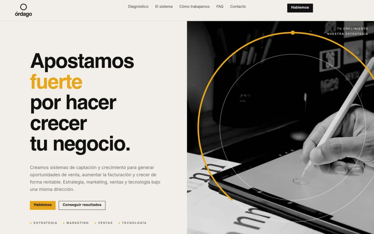 Web de Órdago Studio