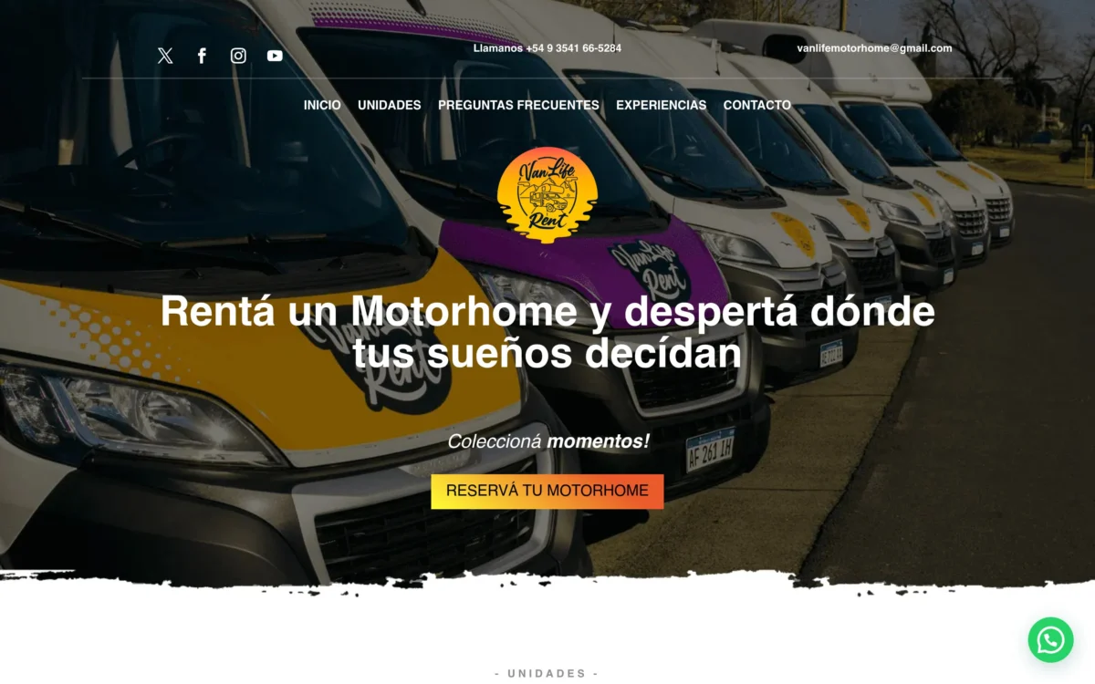 Web de VanLifeRent