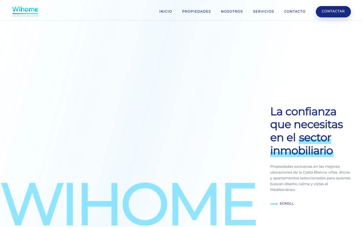 Web de WiHome